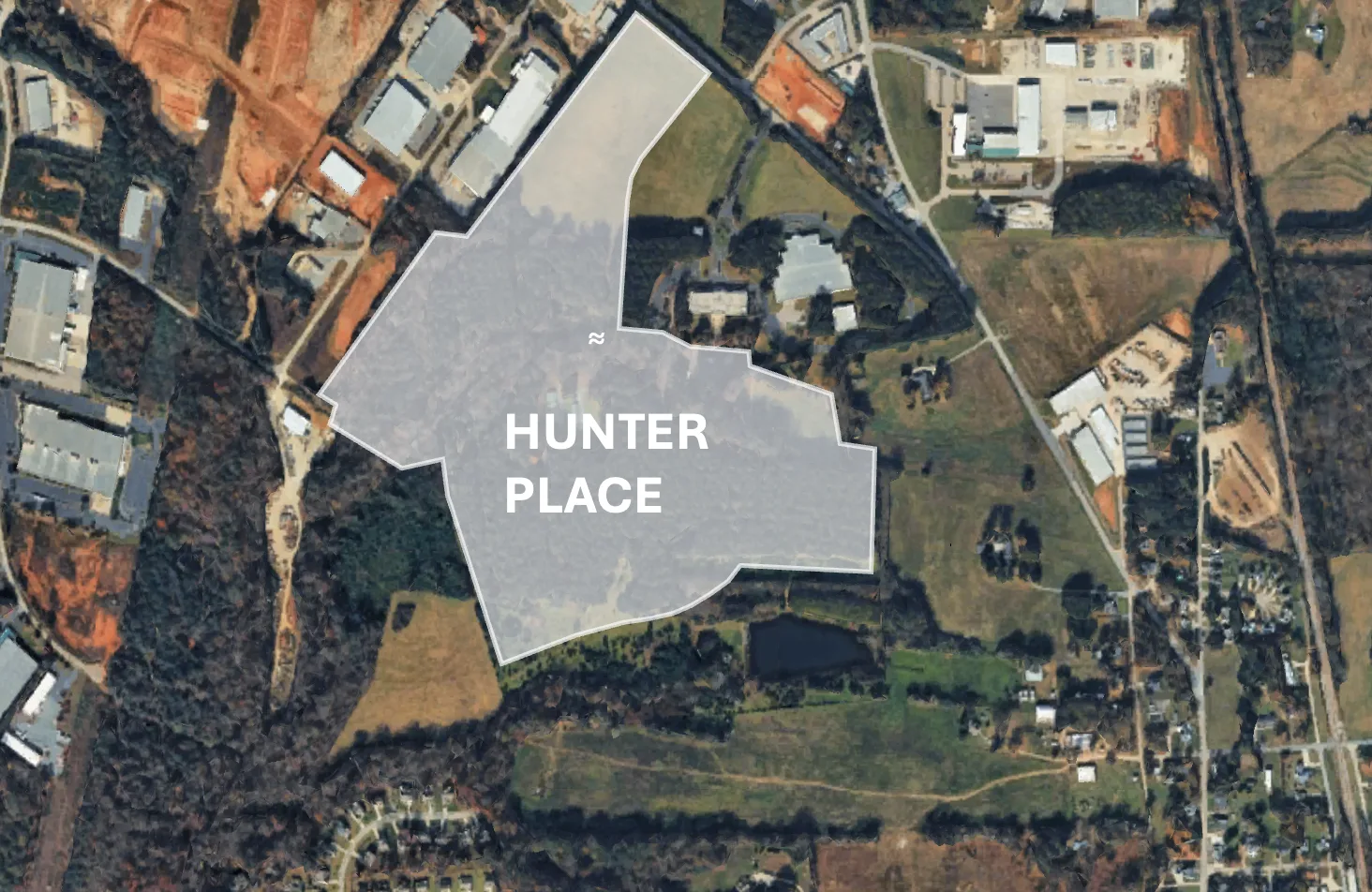 Hunter Place - Google Earth Site Boundary